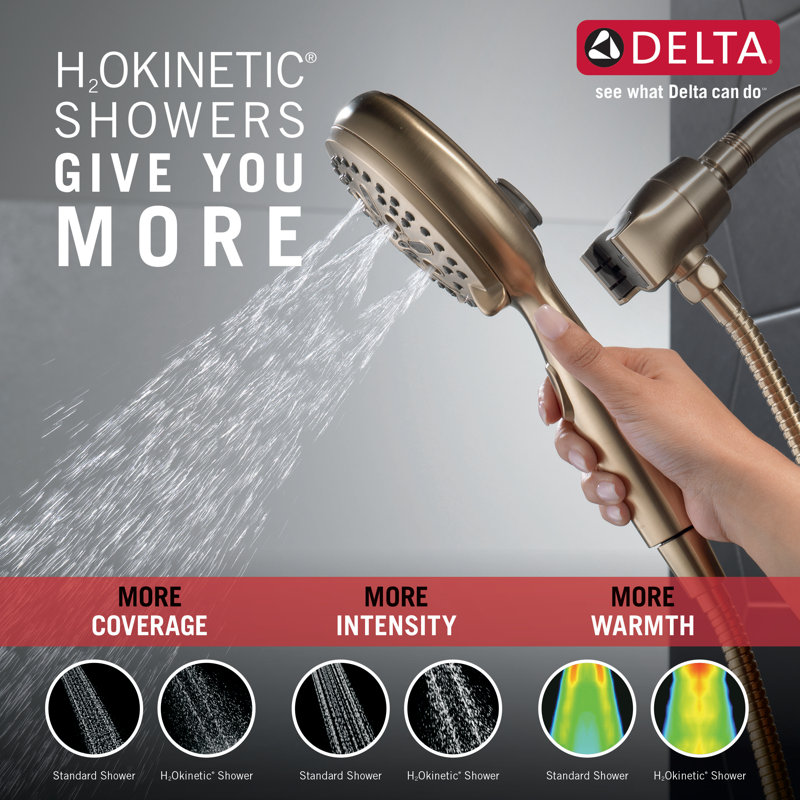 Delta Suredock Full Handheld Shower Head with Technology & Reviews Wayfair